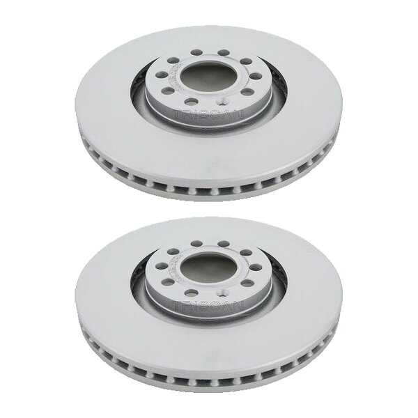 2 Brake Discs vented Ø 321 mm TRISCAN Brake-Expertise for AUDI A4 and others
