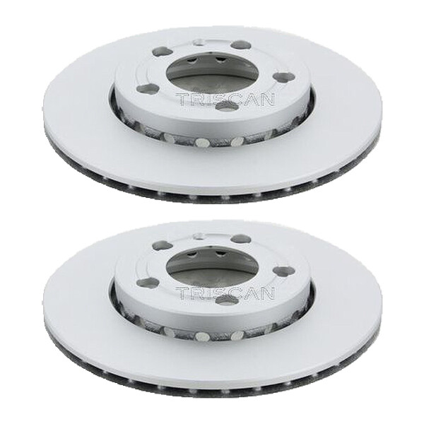 2 Bremsscheiben belüftet Ø 239 mm TRISCAN Bremsen-Expertise für u.a. VW FOX