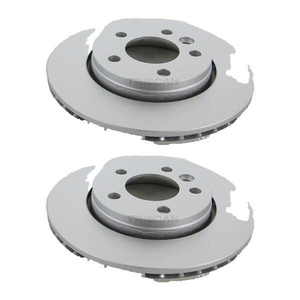 2 Brake Discs vented Ø 294 mm TRISCAN for e.g. VW TRANSPORTER