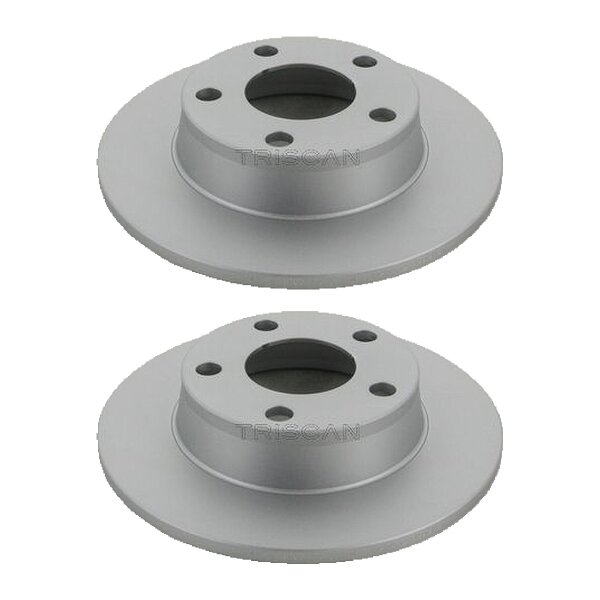 2 Bremsscheiben voll Ø 255 mm TRISCAN Bremsen-Expertise für u.a. AUDI A6