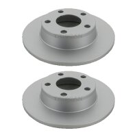 2 Bremsscheiben voll Ø 255 mm TRISCAN...