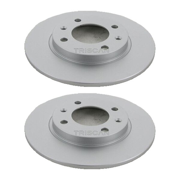 2 Bremsscheiben voll Ø 247 mm TRISCAN...