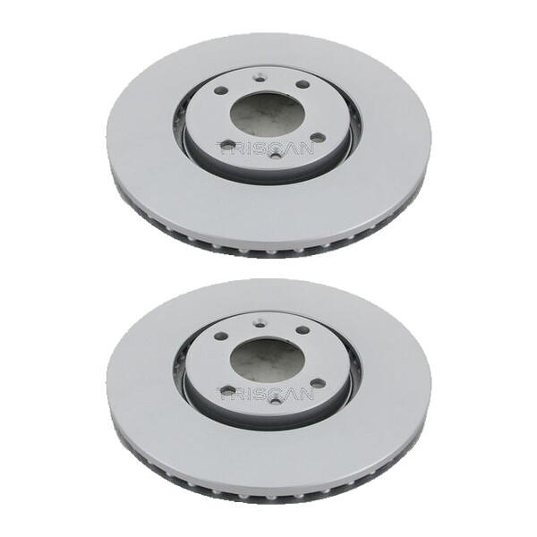 2 Brake Discs vented Ø 288 mm TRISCAN suitable for e.g. CITROËN C5