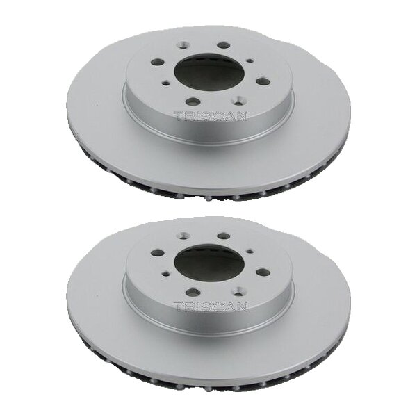 2 Brake Discs vented Ø 262 mm TRISCAN suitable for e.g. HONDA CIVIC