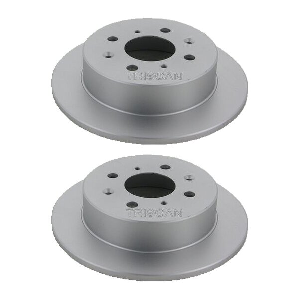 2 Bremsscheiben voll Ø 239 mm TRISCAN Bremsen-Expertise für u.a. HONDA JAZZ
