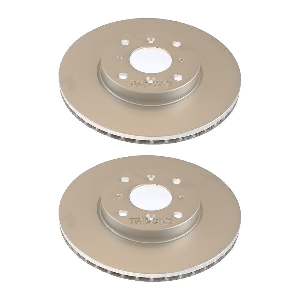 2 Bremsscheiben belüftet Ø 282 mm TRISCAN für u.a. HONDA ACCORD