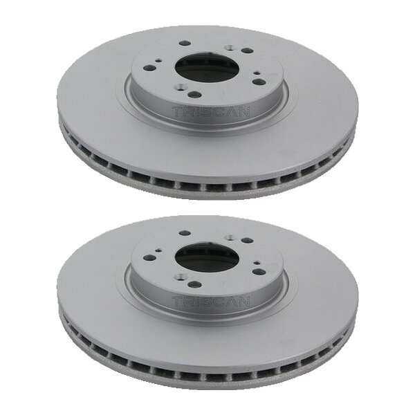 2 Brake Discs vented Ø 300 mm TRISCAN Brake-Expertise for e.g. HONDA ACCORD