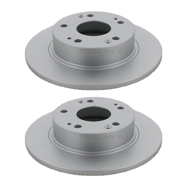 2 Bremsscheiben voll Ø 260 mm TRISCAN Bremsen-Expertise für HONDA ACCORD