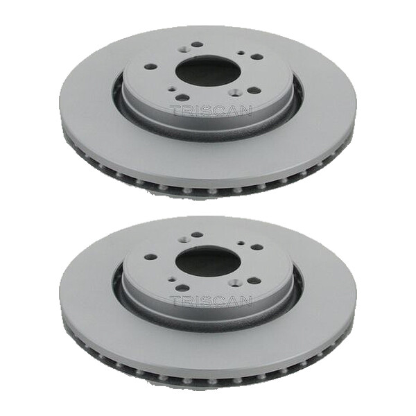 2 Brake Discs vented Ø 293 mm TRISCAN suitable for e.g. HONDA CR-V