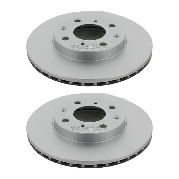 2 Bremsscheiben belüftet Ø 240 mm TRISCAN passend für u.a. HONDA JAZZ