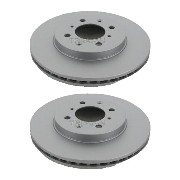 2 Bremsscheiben belüftet Ø 258 mm TRISCAN Bremsen-Expertise für HONDA JAZZ