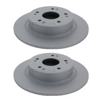 2 Brake Discs full Ø 282 mm TRISCAN...