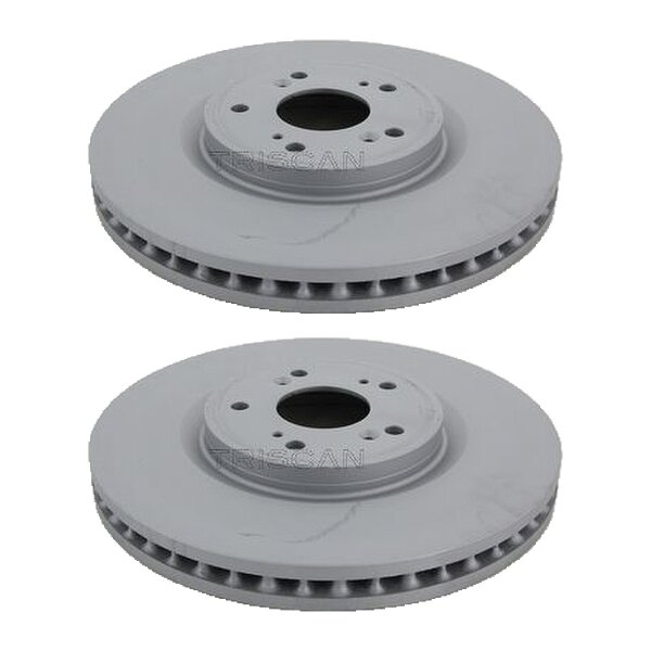 2 Brake Discs vented Ø 320 mm TRISCAN Brake-Expertise for e.g. HONDA ACCORD