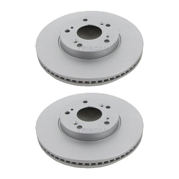 2 Bremsscheiben belüftet Ø 280 mm TRISCAN passend für u.a. HONDA CIVIC
