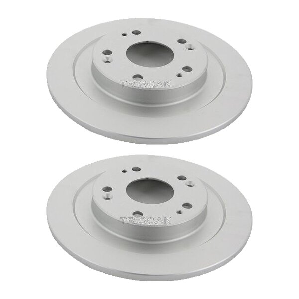 2 Bremsscheiben voll Ø 276 mm TRISCAN Bremsen-Expertise für u.a. HONDA CIVIC