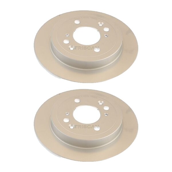 2 Bremsscheiben voll Ø 239 mm TRISCAN Bremsen-Expertise für HONDA JAZZ