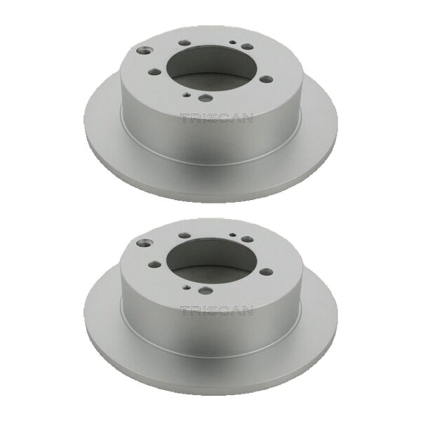 2 Bremsscheiben voll Ø 262 mm TRISCAN für u.a. MITSUBISHI OUTLANDER