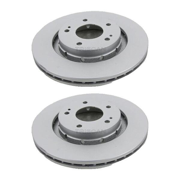 2 Brake Discs vented Ø 293 mm TRISCAN for e.g. MITSUBISHI OUTLANDER
