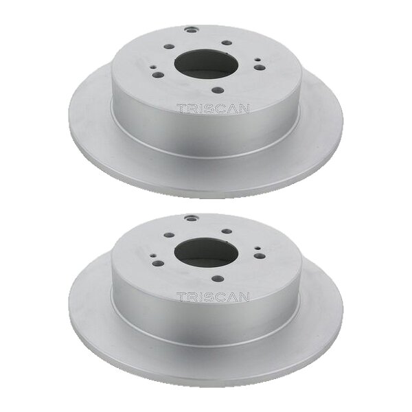 2 Bremsscheiben voll Ø 302 mm TRISCAN passend für MITSUBISHI GRANDIS