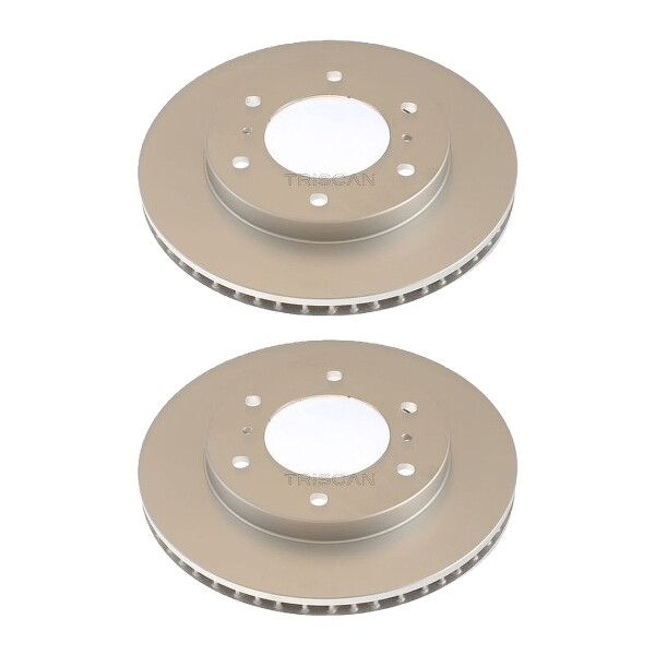 2 Brake Discs vented Ø 290 mm TRISCAN for e.g. MITSUBISHI PAJERO