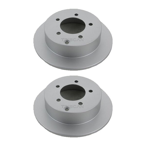 2 Bremsscheiben voll Ø 262 mm TRISCAN für u.a. MITSUBISHI LANCER