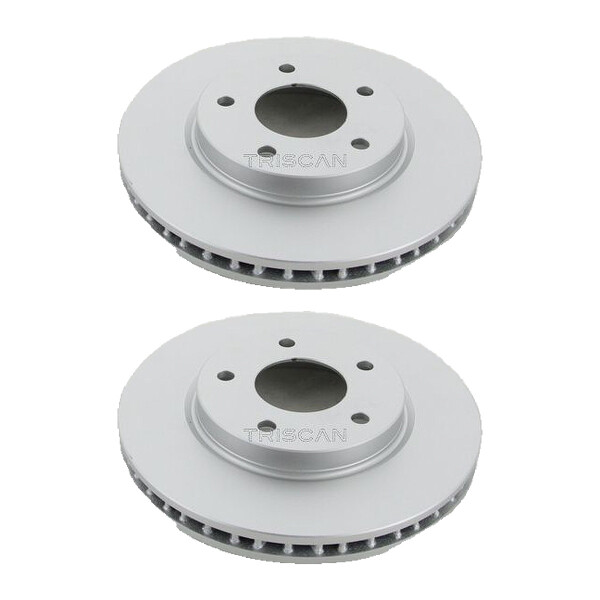 2 Bremsscheiben belüftet Ø 276 mm TRISCAN für u.a. MITSUBISHI LANCER