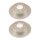 2 Brake Discs vented Ø 332 mm TRISCAN for e.g. MITSUBISHI PAJERO