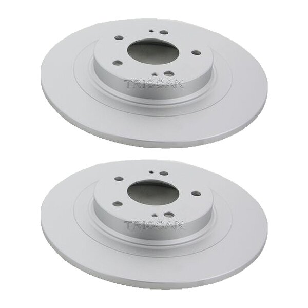 2 Bremsscheiben voll Ø 302 mm TRISCAN für u.a. MITSUBISHI OUTLANDER
