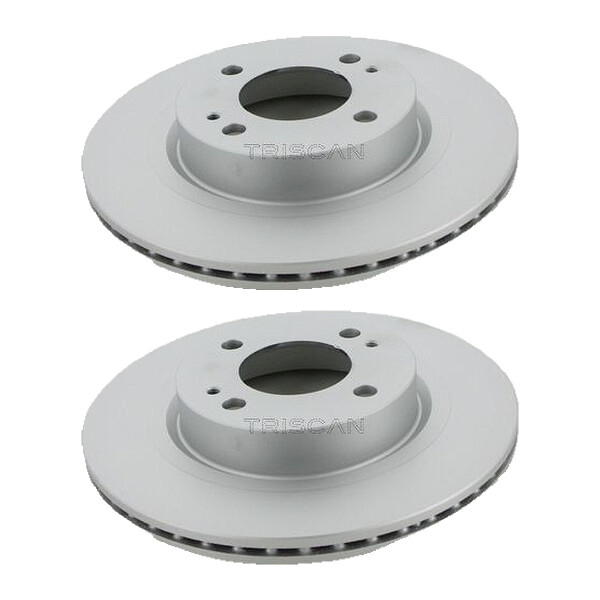 2 Bremsscheiben belüftet Ø 251 mm TRISCAN für u.a. MITSUBISHI SPACE