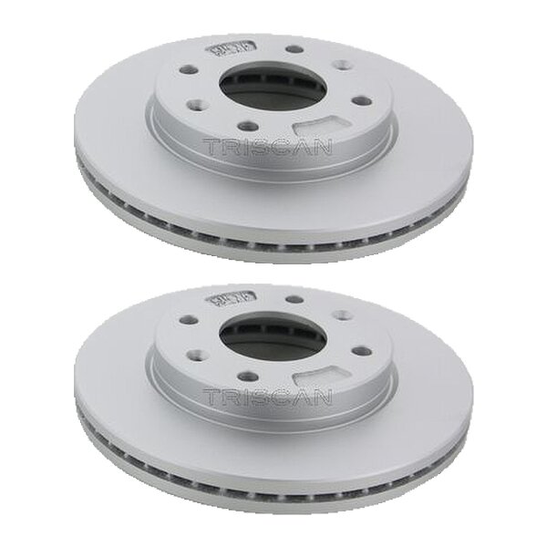 2 Bremsscheiben belüftet Ø 256 mm TRISCAN für u.a. HYUNDAI ELANTRA