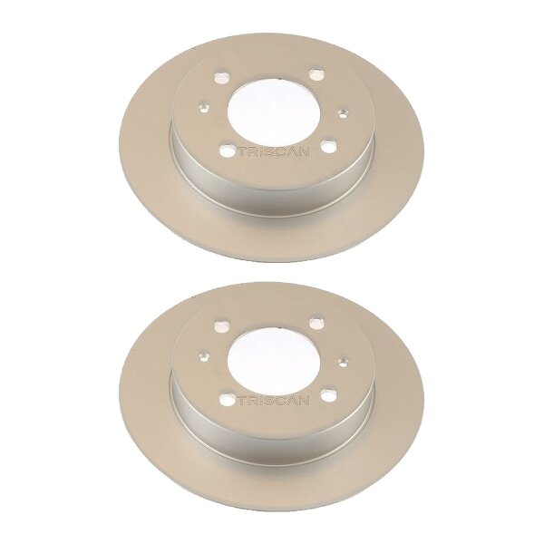 2 Bremsscheiben voll Ø 258 mm TRISCAN passend für u.a. HYUNDAI ELANTRA