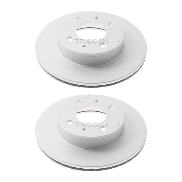 2 Bremsscheiben belüftet Ø 241 mm TRISCAN für u.a. HYUNDAI ACCENT
