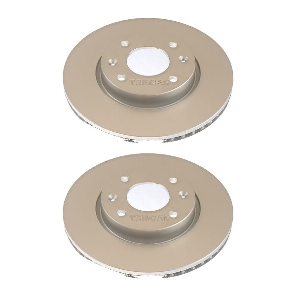 2 Brake Discs vented Ø 280 mm TRISCAN for HYUNDAI SONATA and others