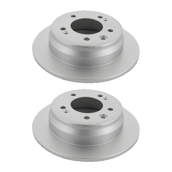 2 Bremsscheiben voll Ø 262 mm TRISCAN Bremsen-Expertise für u.a. KIA CEED