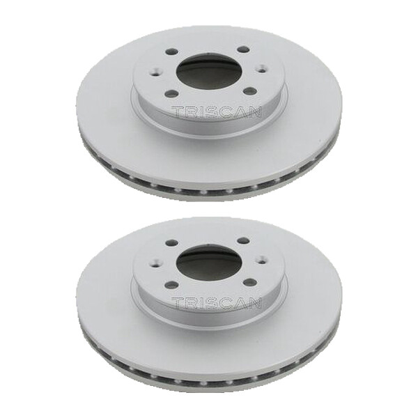 2 Bremsscheiben belüftet Ø 256 mm TRISCAN passend für u.a. HYUNDAI i20