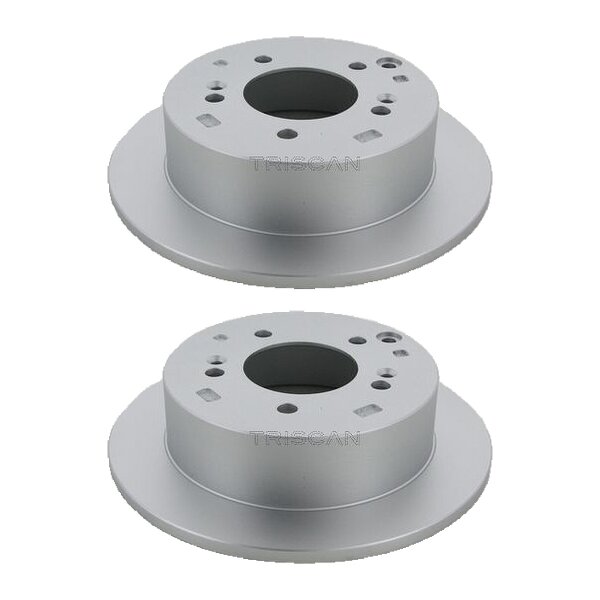 2 Bremsscheiben voll Ø 262 mm TRISCAN passend für u.a. HYUNDAI TUCSON