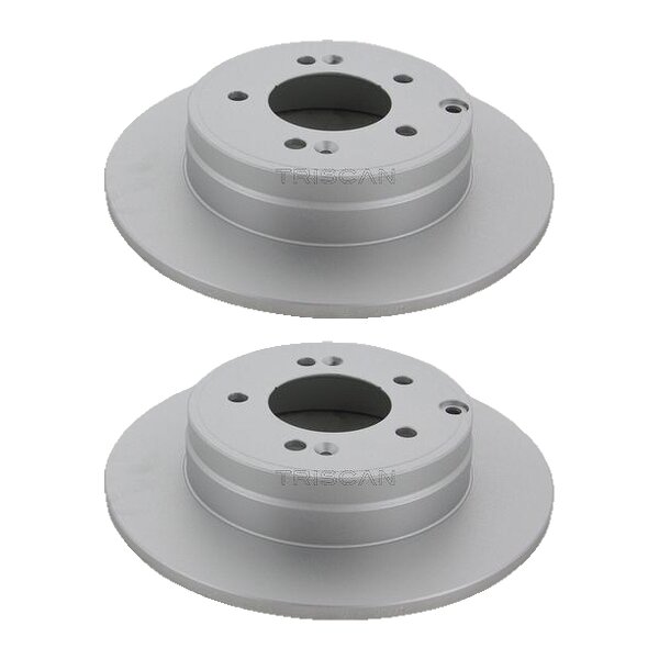 2 Bremsscheiben voll Ø 284 mm TRISCAN Bremsen-Expertise für HYUNDAI SONATA