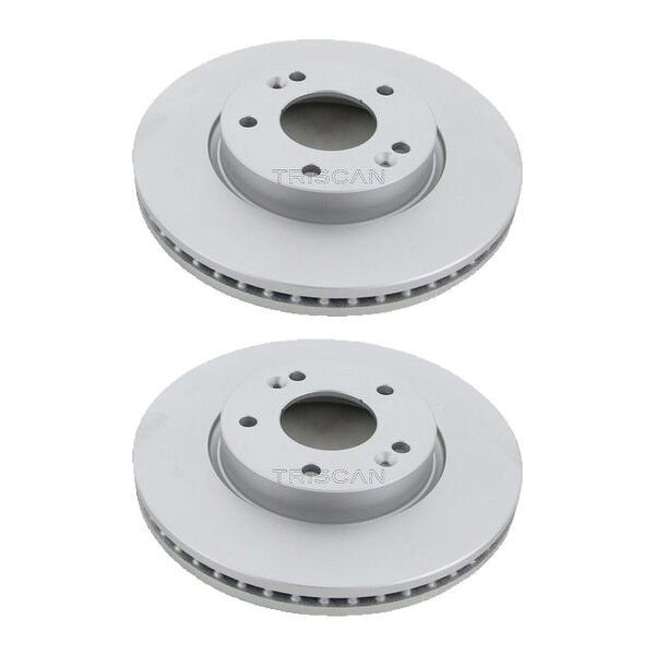 2 Brake Discs vented Ø 280 mm TRISCAN Brake-Expertise for various vehicles