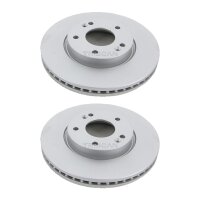 2 Brake Discs vented Ø 280 mm TRISCAN...