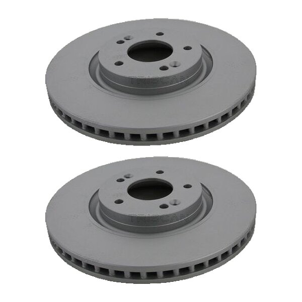2 Brake Discs vented Ø 320 mm TRISCAN for HYUNDAI TUCSON and others