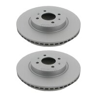 2 Brake Discs vented Ø 280 mm TRISCAN...