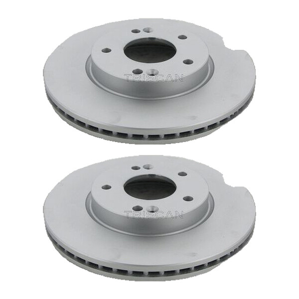 2 Bremsscheiben belüftet Ø 280 mm TRISCAN passend für u.a. KIA CEED