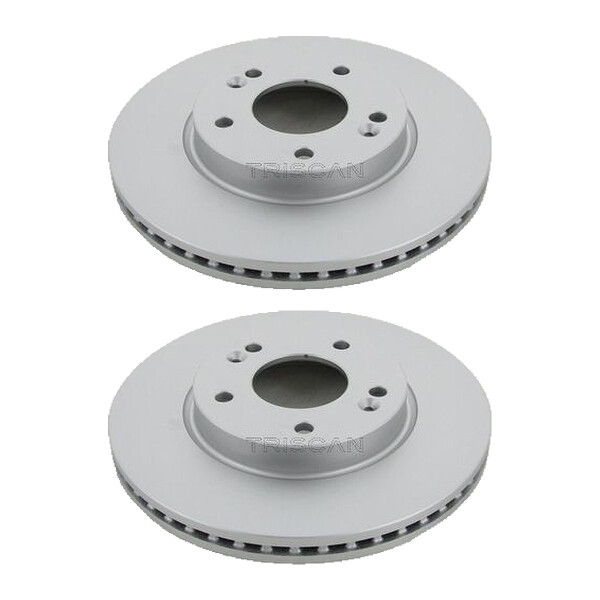 2 Bremsscheiben belüftet Ø 280 mm TRISCAN passend für u.a. HYUNDAI i30