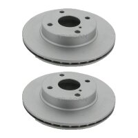 2 Brake Discs internally vented Ø 235 mm TRISCAN...