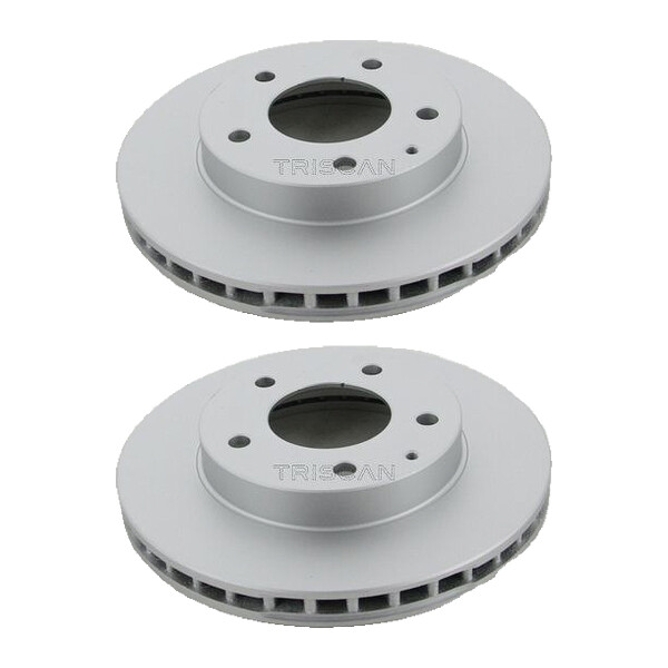 2 Bremsscheiben belüftet Ø 258 mm TRISCAN passend für u.a. MAZDA 626