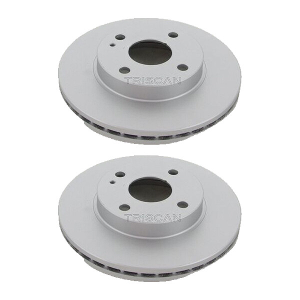 2 Bremsscheiben belüftet Ø 235 mm TRISCAN passend für u.a. MAZDA 323