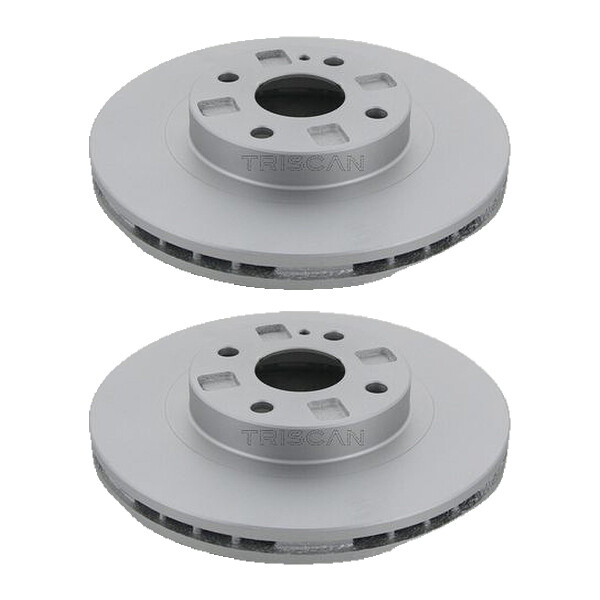 2 Bremsscheiben belüftet Ø 257 mm TRISCAN passend für u.a. MAZDA 323