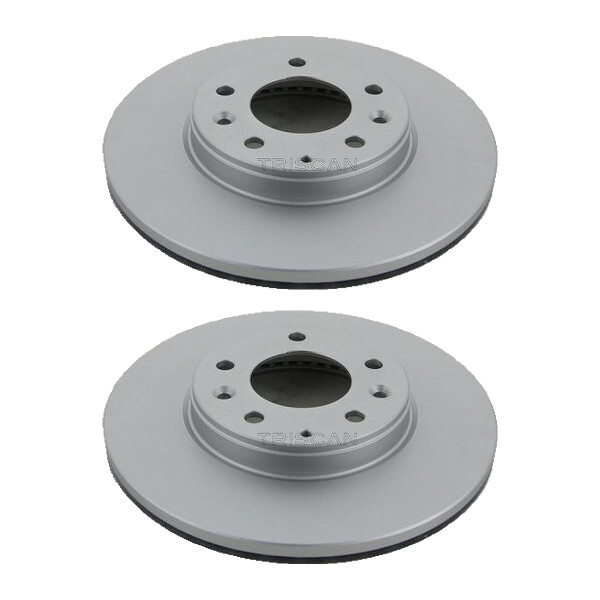 2 Bremsscheiben belüftet Ø 283 mm TRISCAN Bremsen-Expertise für u.a. MAZDA 6