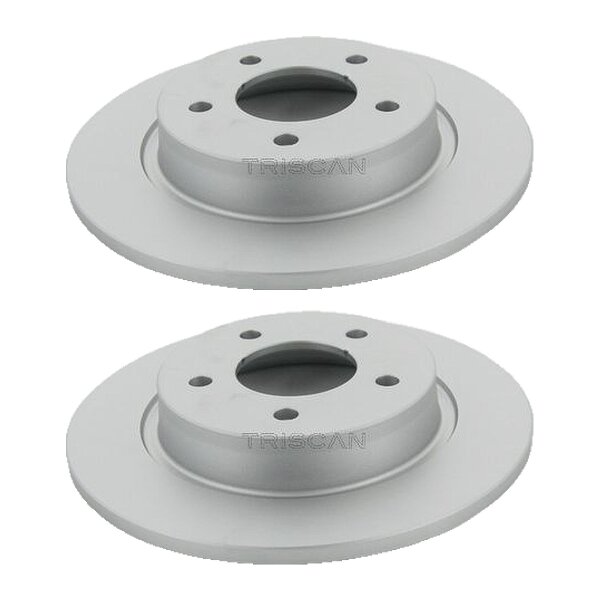 2 Brake Discs full Ø 280 mm TRISCAN Brake-Expertise for e.g. MAZDA 3