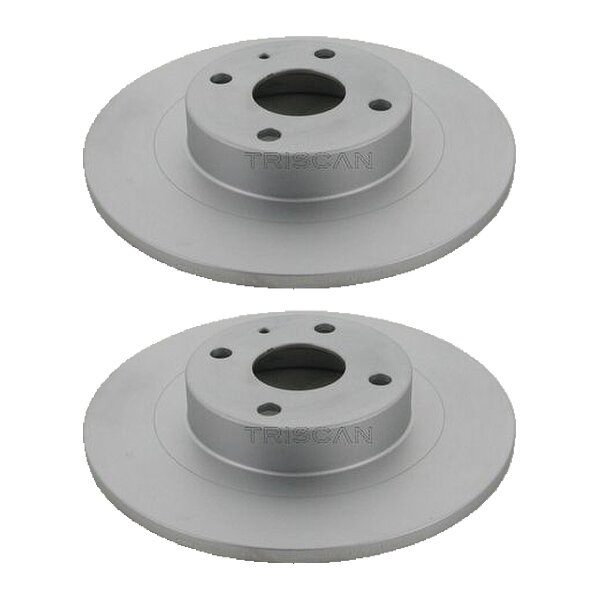 2 Bremsscheiben voll Ø 260 mm TRISCAN Bremsen-Expertise für u.a. MAZDA 323